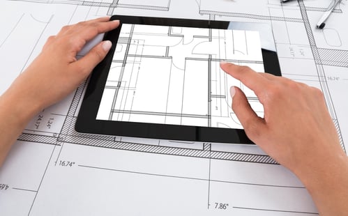 Architect w iPad Plans